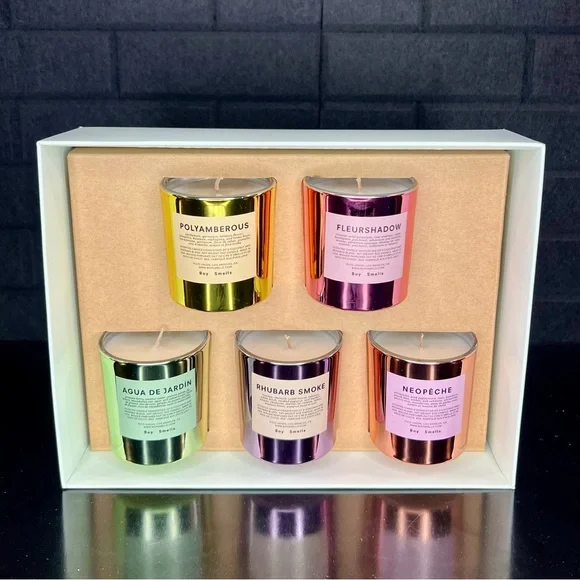 BRAND NEW- BOY SMELLS CANDLE SET - Picture 1 of 4
